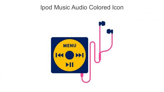 Ipod Music Audio Colored Icon In Powerpoint Pptx Png And Editable Eps Format