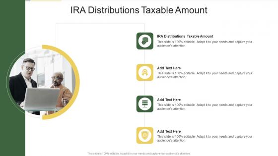 IRA Distributions Taxable Amount In Powerpoint And Google Slides Cpb