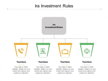 Ira investment rules ppt powerpoint presentation infographics microsoft cpb
