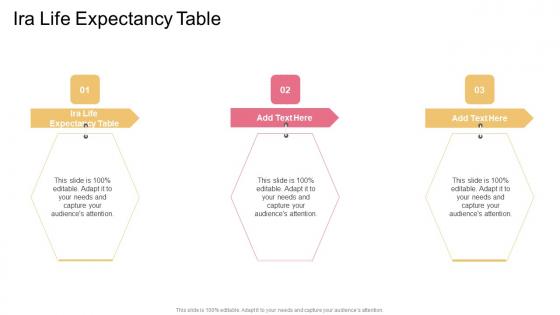 Ira Life Expectancy Table In Powerpoint And Google Slides Cpb