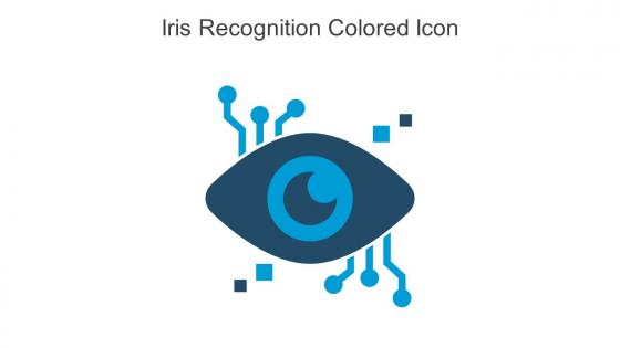 Iris Recognition Colored Icon In Powerpoint Pptx Png And Editable Eps Format