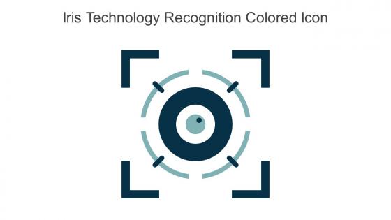 Iris Technology Recognition Colored Icon In Powerpoint Pptx Png And Editable Eps Format