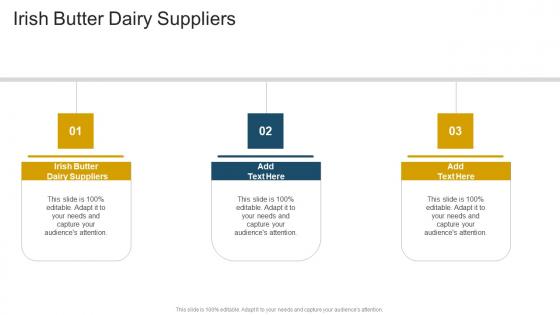 Irish Butter Dairy Suppliers In Powerpoint And Google Slides Cpb