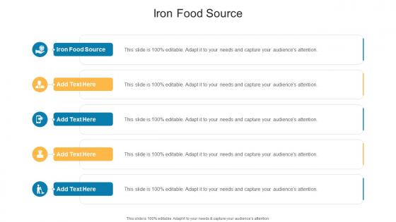 Iron Food Source In Powerpoint And Google Slides Cpb