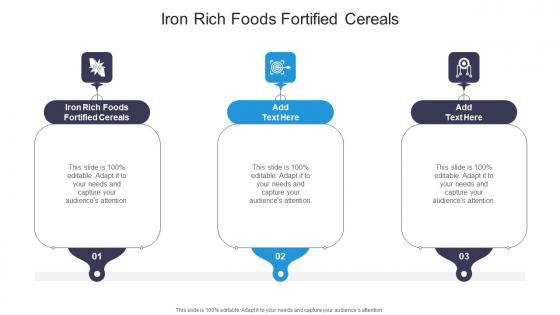 Iron Rich Foods Fortified Cereals In Powerpoint And Google Slides Cpb