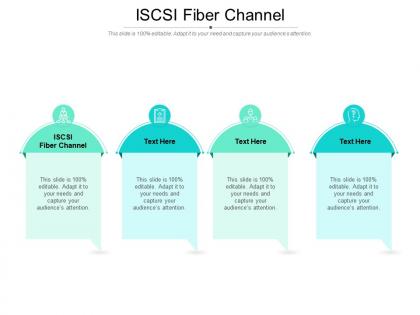 Iscsi fiber channel ppt powerpoint presentation inspiration smartart cpb