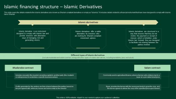 Islamic Financing Structure Islamic Derivatives A Complete Understanding Fin SS V