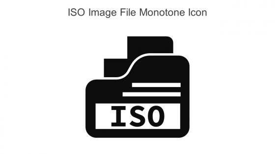 ISO Image File Monotone Icon In Powerpoint Pptx Png And Editable Eps Format