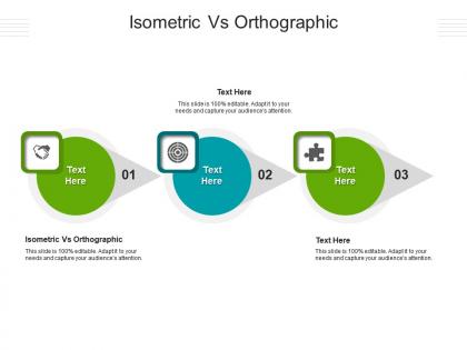 Isometric vs orthographic ppt powerpoint presentation outline grid cpb