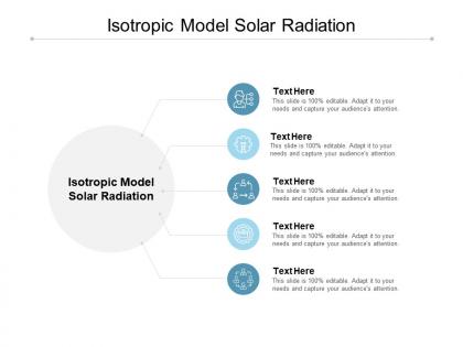 Isotropic model solar radiation ppt powerpoint presentation ideas visuals cpb