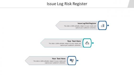 Issue log risk register ppt powerpoint presentation infographic template graphic images cpb