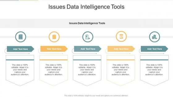 Issues Data Intelligence Tools In Powerpoint And Google Slides Cpb