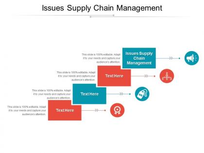 Issues supply chain management ppt powerpoint presentation infographics clipart cpb