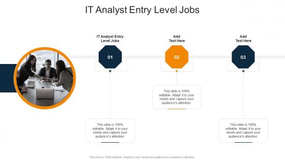 It Analyst Entry Level Jobs In Powerpoint And Google Slides Cpb