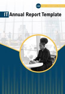It annual report template pdf doc ppt document report template