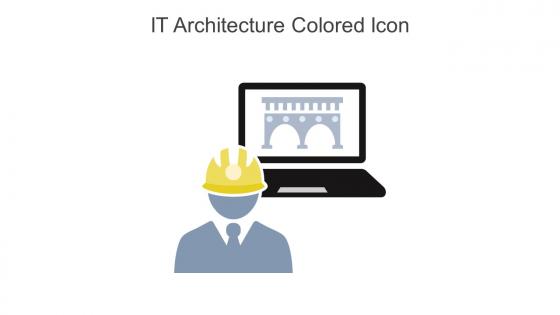 IT Architecture Colored Icon In Powerpoint Pptx Png And Editable Eps Format