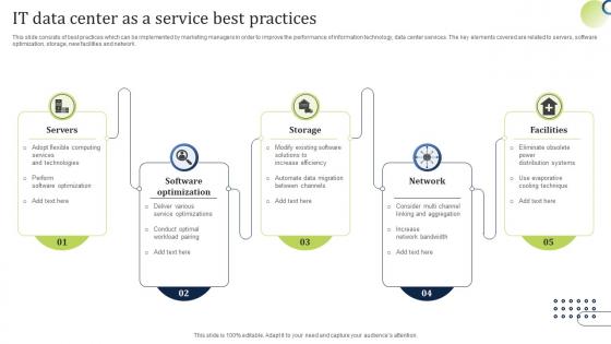 IT Data Center As A Service Best Practices