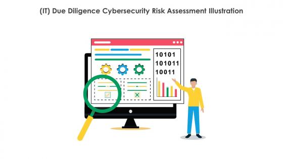 IT Due Diligence Cybersecurity Risk Assessment Illustration