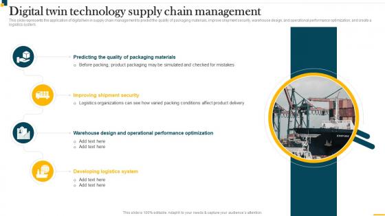 IT In Manufacturing Industry V2 Digital Twin Technology Supply Chain Management