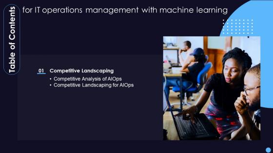 IT Operations Management With Machine Learning For Table Of Contents Ppt Show Graphics Download