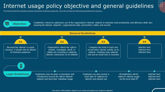 IT Policy Internet Usage Policy Objective And General Guidelines