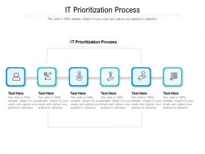 It prioritization process ppt powerpoint presentation styles templates cpb