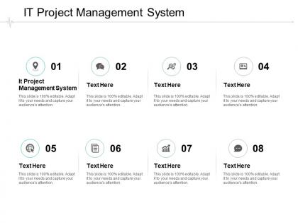 It project management system ppt powerpoint presentation gallery show cpb