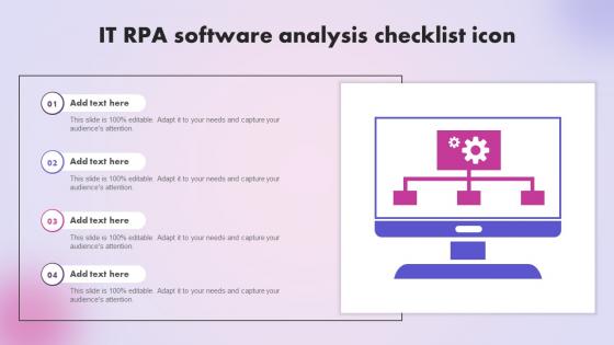 IT RPA Software Analysis Checklist Icon