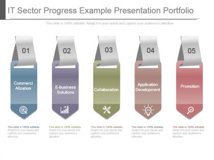 It sector progress example presentation portfolio