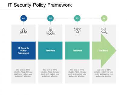 It security policy framework ppt powerpoint presentation icon introduction cpb