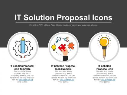 It solution proposal icons good ppt example
