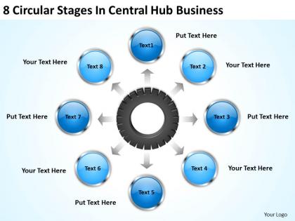 It strategy consulting central hub business powerpoint templates ppt backgrounds for slides 0523