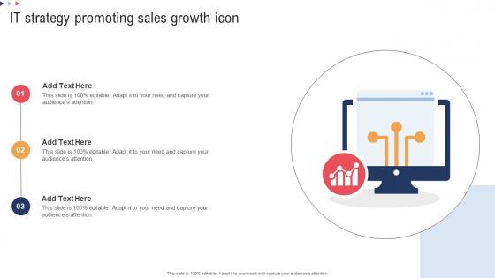 IT Strategy Promoting Sales Growth Icon