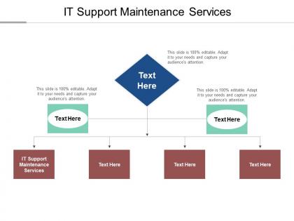 It support maintenance services ppt powerpoint presentation summary example file cpb