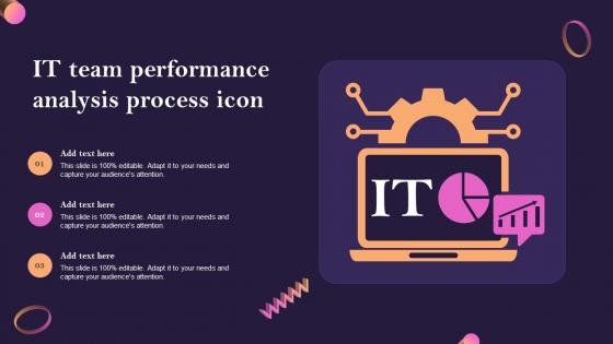 It Team Performance Analysis Process Icon