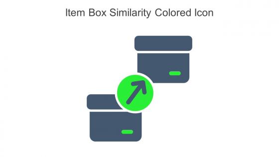 Item Box Similarity Colored Icon In Powerpoint Pptx Png And Editable Eps Format