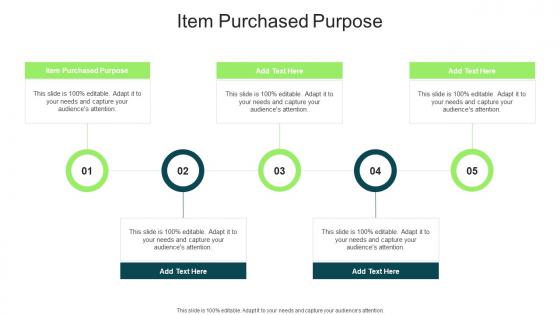 Item Purchased Purpose In Powerpoint And Google Slides Cpb