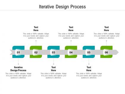 Iterative design process ppt powerpoint presentation infographics portfolio cpb