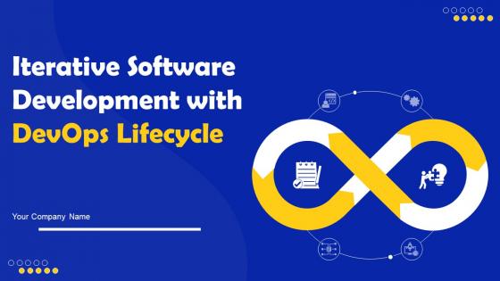 Iterative Software Development With Devops Lifecycle Powerpoint Presentation Slides