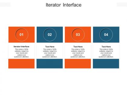 Iterator interface ppt powerpoint presentation icon slides cpb