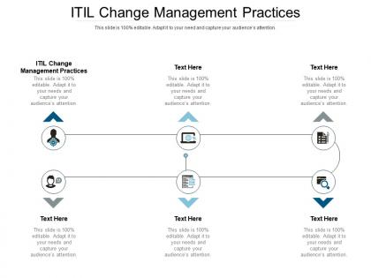 Itil change management practices ppt powerpoint presentation infographic template slide cpb