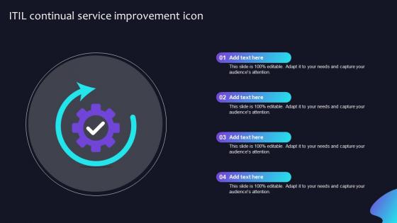 ITIL continual service improvement icon