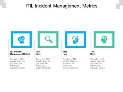 Itil incident management metrics ppt powerpoint presentation gallery graphics cpb