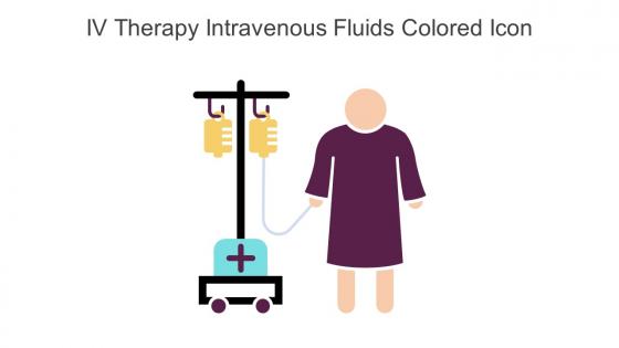 IV Therapy Intravenous Fluids Colored Icon In Powerpoint Pptx Png And Editable Eps Format
