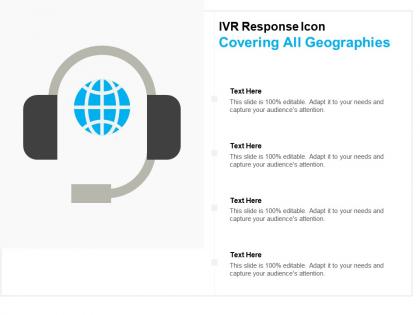 Ivr response icon covering all geographies