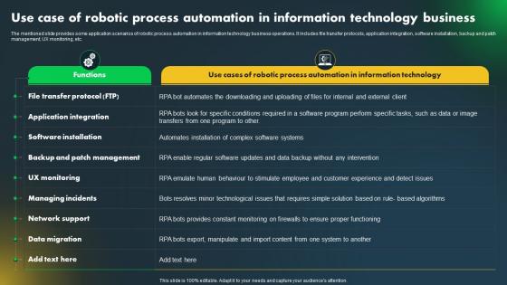J62 Major Industries Adopting Robotic Use Case Of Robotic Process Automation In Information