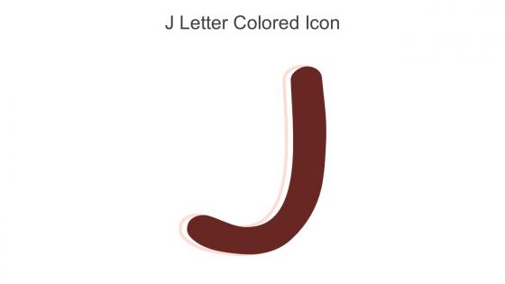 J Letter Colored Icon In Powerpoint Pptx Png And Editable Eps Format
