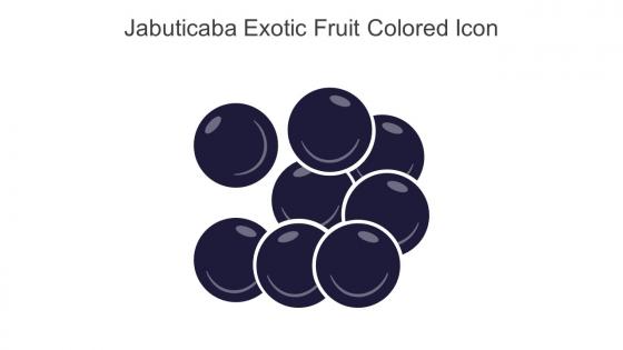 Jabuticaba Exotic Fruit Colored Icon In Powerpoint Pptx Png And Editable Eps Format