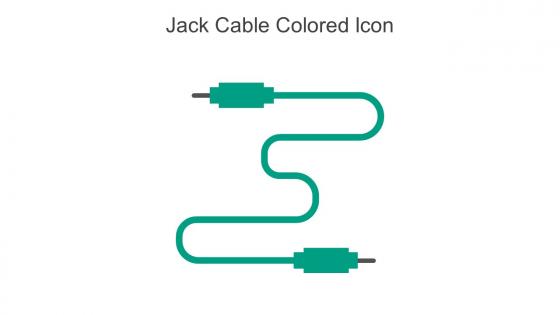 Jack Cable Colored Icon In Powerpoint Pptx Png And Editable Eps Format