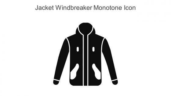 Jacket Windbreaker Monotone Icon In Powerpoint Pptx Png And Editable Eps Format